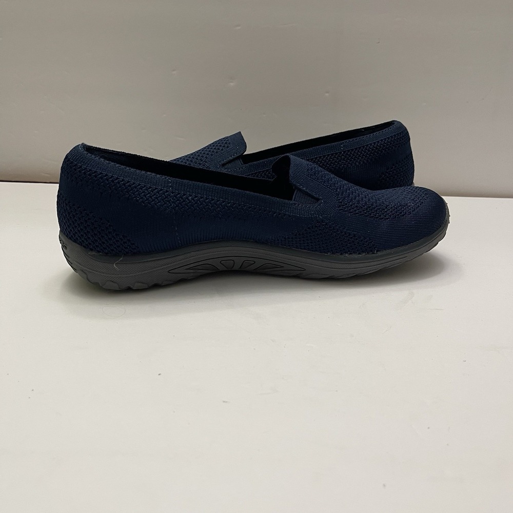 Skechers Reggae Fest Slip-In Navy Blue Shoes Women's Size 8 Stretch Memory Foam - Picture 6 of 11